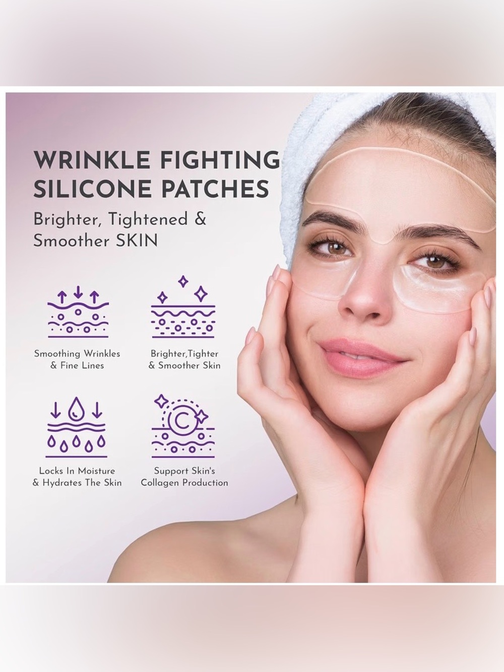 Trulyclear Reusable Wrinkle Fighting, Medical Grade Silicone Patch - NIB - Picture 2 of 5